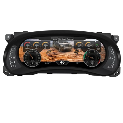 12.3inch Suitable for 11-18 Jeep Wrangler car LCD dashboard speed, mileage, and fuel gauge modification (automobile instrument) - suitable-for-wrangler-models-11-18-123inch-lcd-instrument-panel-basic-model