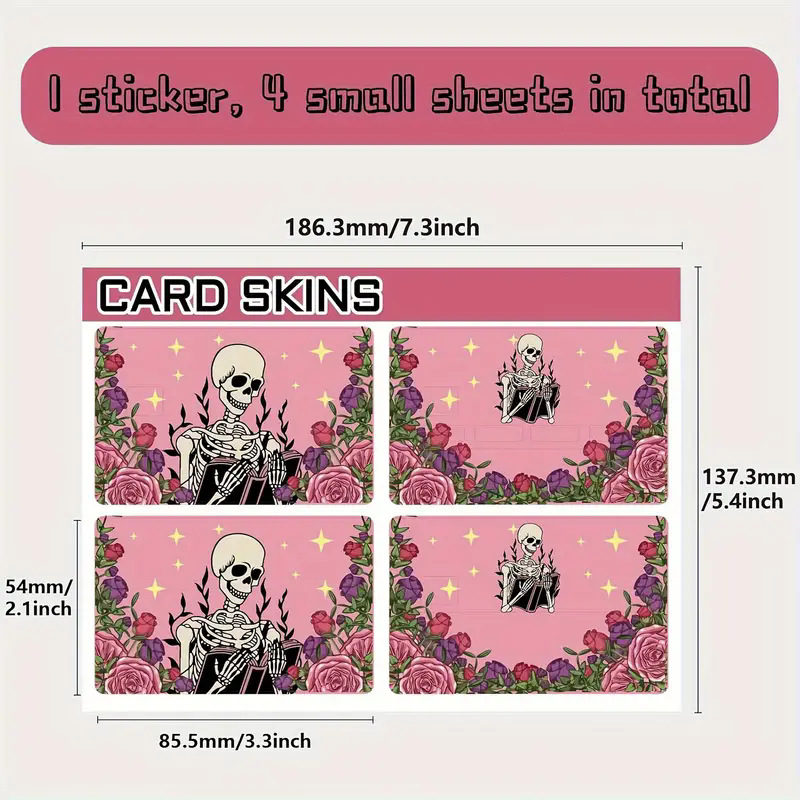 A타입 스티커 4개 세트(18x13.5cm)