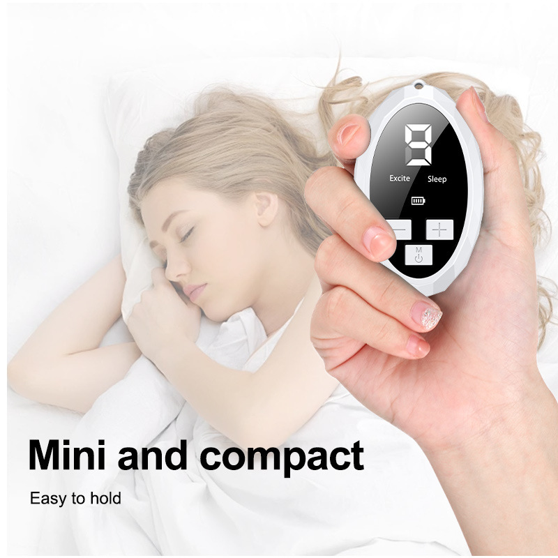 対外貿易のアップグレードの睡眠器の越境する知能の携帯のパルスの不眠のマッサージの器具の家庭用の手は睡眠器を握ります。|undefined