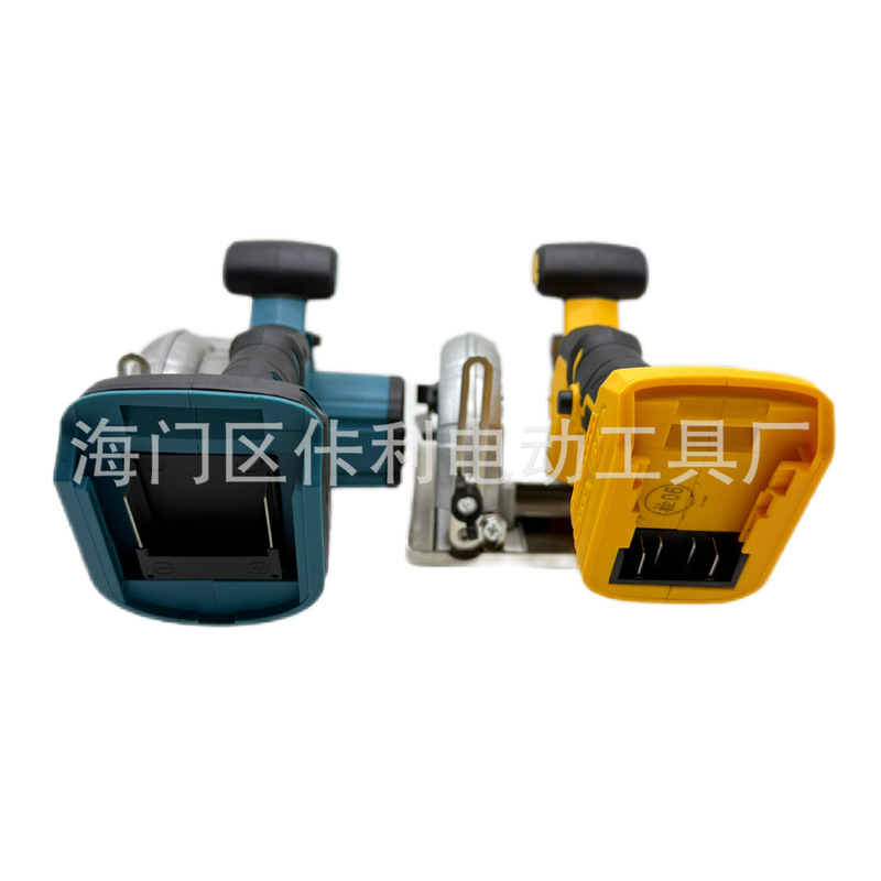 工場直販ブラシレス 5inch リチウム電気丸鋸ポータブル切断機片手チェーンソー石と木材両用プッシュソー|undefined
