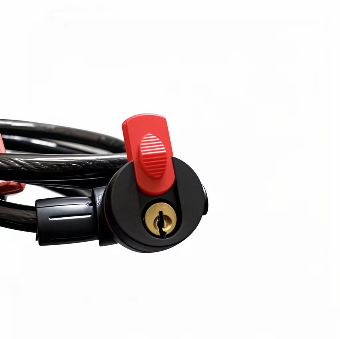 Cerradura de bicicleta cerradura de anillo portátil antirrobo cerradura de alambre de acero para automóviles eléctricos accesorios de bicicleta cerradura de automóviles sin marco de cerradura