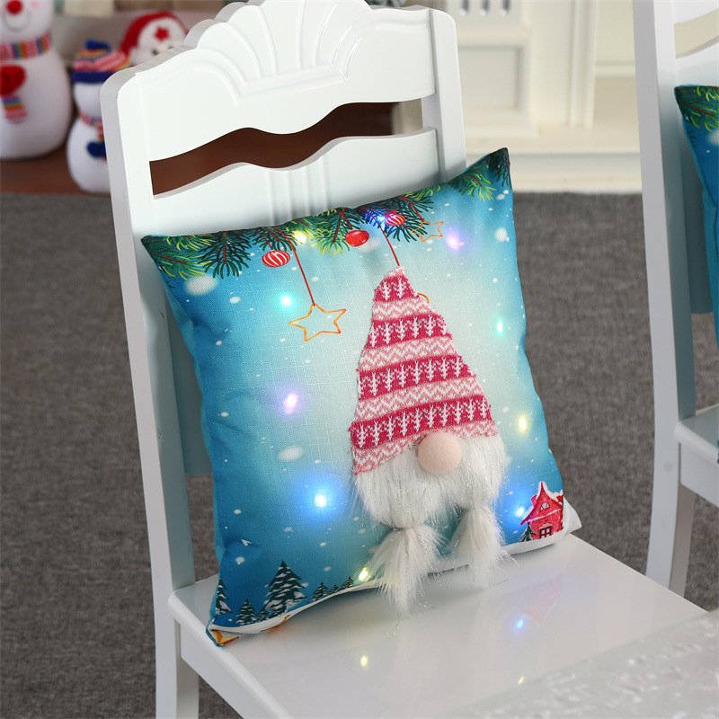 Christmas Fashion Geometric Cloth Pillow Case display picture 5