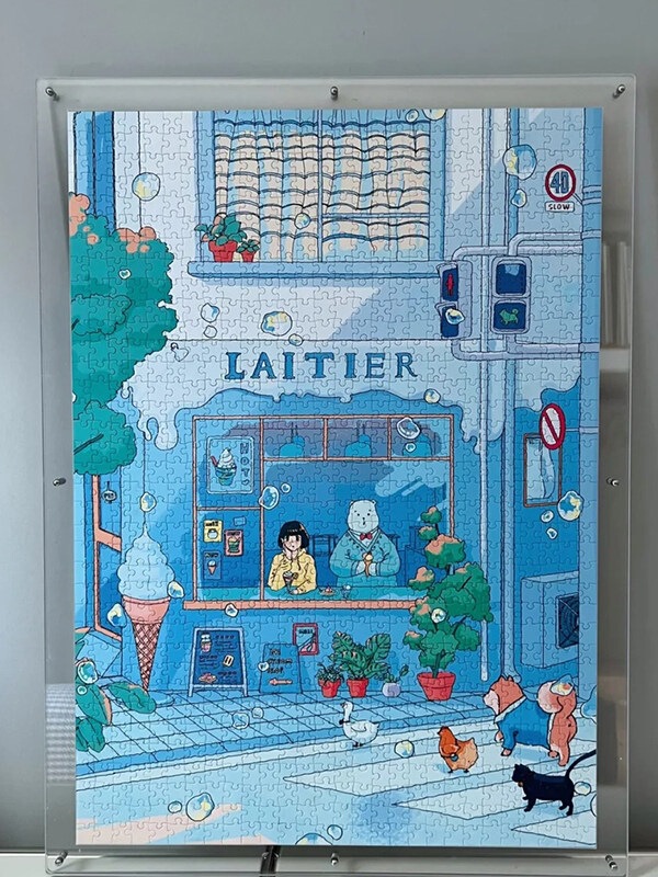 Transparent Puzzle Photo Frame Dimma 300 Pieces 500 Pieces 650 Frame 1000 Puzzle Framed Wall Hanging Acrylic Transparent Puzzle Photo Frame Dimma 300 Pieces 500 Pieces 650 Frame 1000 Puzzle Framed Wall Hanging Acrylic