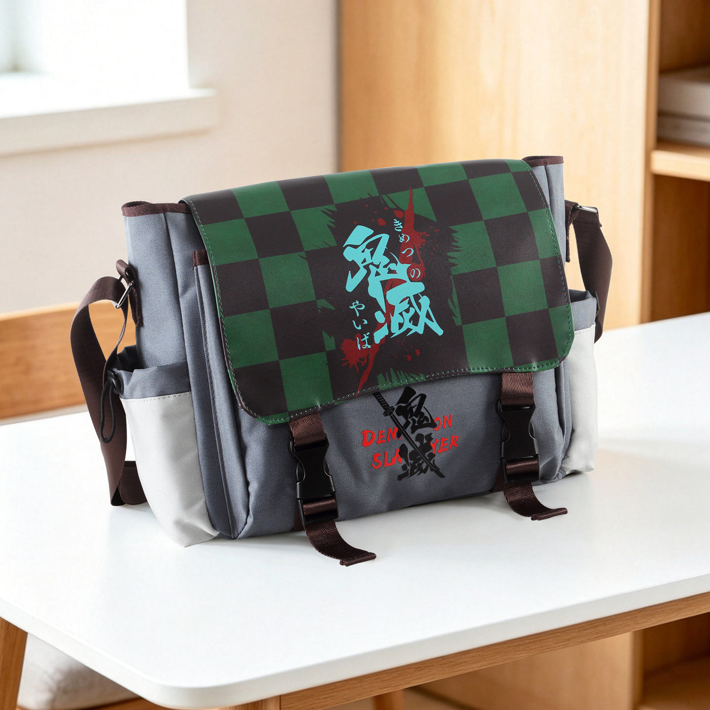 Bolso mensajero transfronterizo, bolso de hombro, bolso para computadora, bolso mensajero, bolso mensajero para exteriores, bolso mensajero para adolescentes, hombres y mujeres image 13