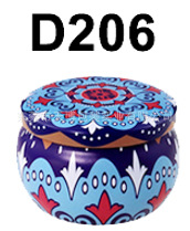 En stock, superventas en comercio electrónico transfronterizo: tarro de vela aromática de 2.2oz, tarro pequeño para flores, tarro de dulces étnico de hojalata, caja de hojalata. image 23