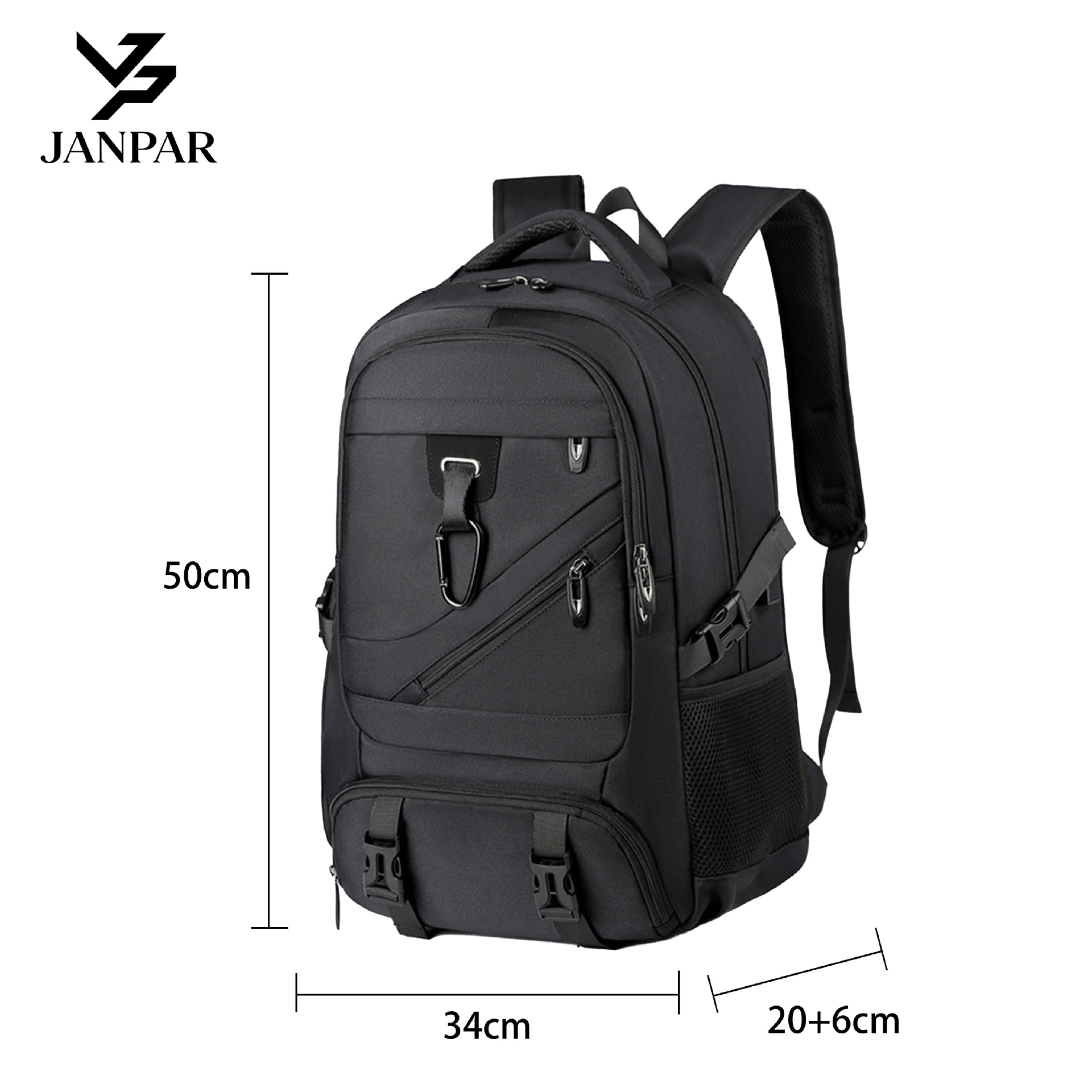 Cross-border Backpack Men's Expansion Short-distance Travel Luggage Backpack Independent Shoe Warehouse Outdoor Travel Backpack