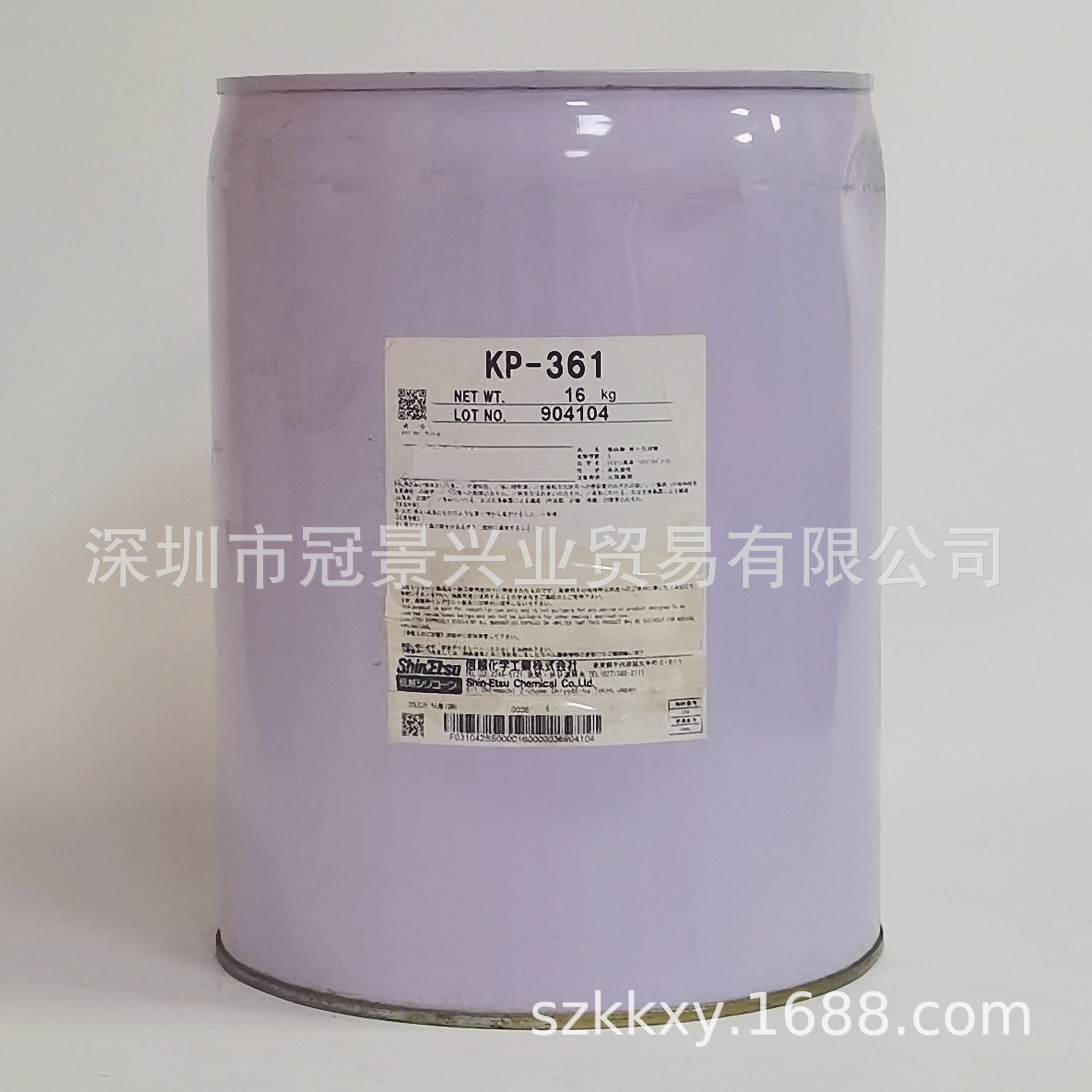 信越 KP-361胶合板抗回粘剂  用于水性涂料和乳胶漆的添加剂 16kg