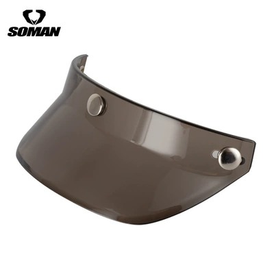 Helmet Three-Button Sun Visor | Dəbilqə (Kaska) aksesuarları - light-tea