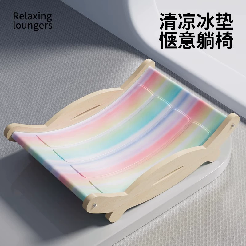 Ледяная подушка для домашних животных, прохладное гнездо, кресло для кошек, спальный коврик для собак, прохладный коврик, влагонепроницаемая кровать для кошек на высоте от земли, вольер, летнее охлаждение