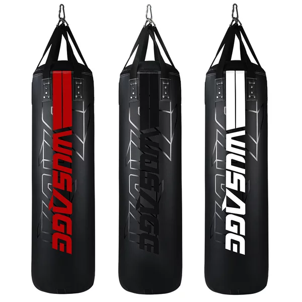 Boxing Punching Bag Hanging Type Solid Home Use Sanda Fighting Taekwondo Hollow Microfiber Leather Punching Bag Fitness Training