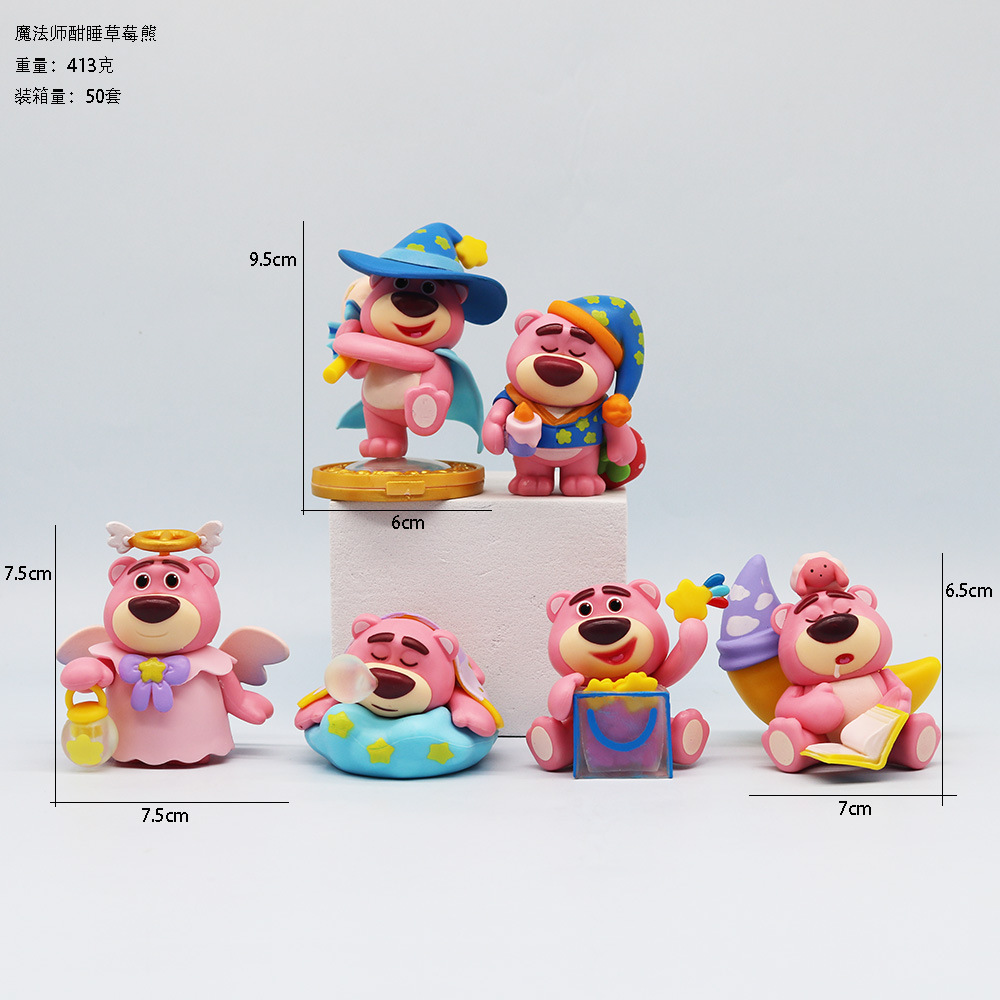 Magic strawberry, minifigure, doll, capsule toy