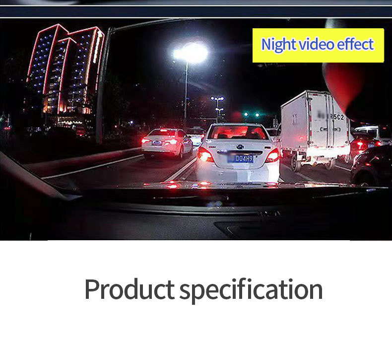 Popular Foreign Trade Metal Car-Mounted Android Large-Screen USB Dashcam with Adas Driving Assistance