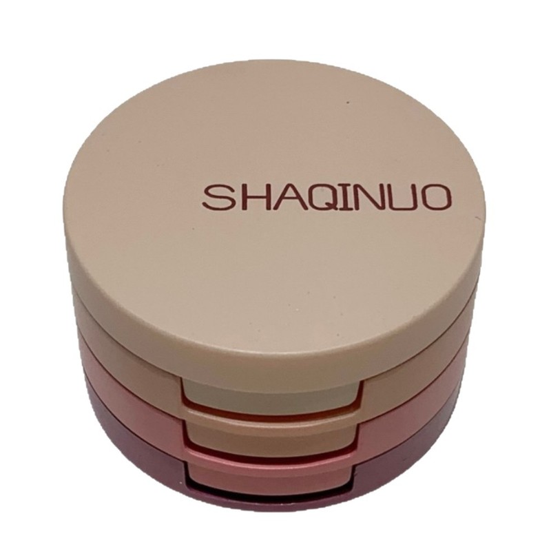 SHAQINUO ゴールドトワイライト 3 色アイシャドウ パール光沢マット ブライトニング ファイン シマー 多機能オールインワン パレット クロスボーダー ビューティー|undefined