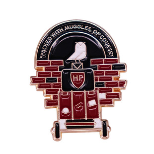 Of course it's packed with Muggle brooches White Owl badges funny magic world pins