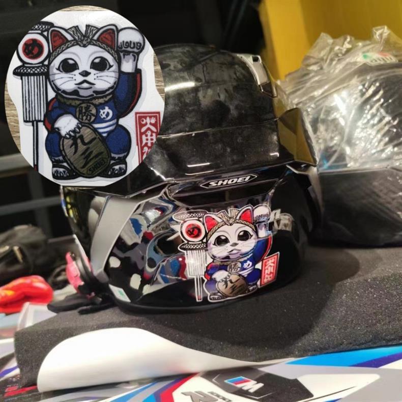 Motorcycle Helmet Stickers Creative Decoration Decals Scratch Cover