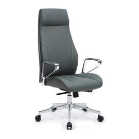 迪欧定做商务办公室办公椅 黑色西皮办公电脑椅老板经理椅子转椅