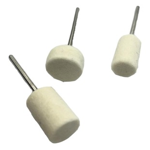 Medium Hard 3mm/2.35mm/6mm Cylindrical Conical Bullet High Density Wool Grinding Head suit