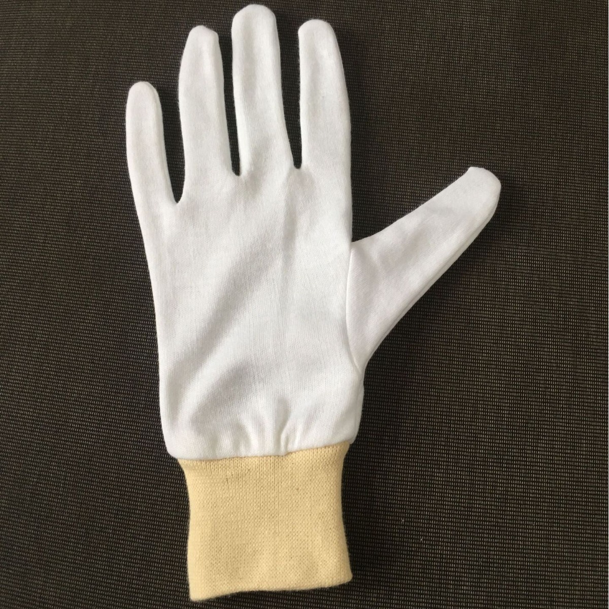 加罗口纯棉手套 品质纯棉礼仪手套 袖口弹力贴全棉手套手套