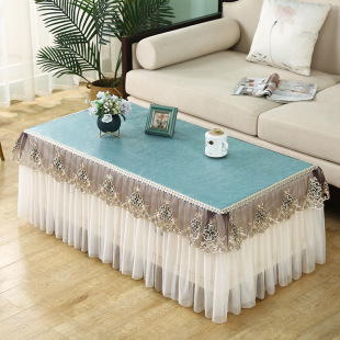 New coffee table no-wash dust cover oil-proof and waterproof dining table cabinet cover shoe cabinet cabinet writing table rectangular non-slip