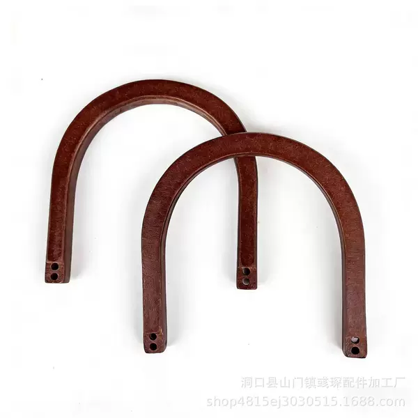 Directly Supplied from the Manufacturer, DIY Handmade Bag Accessories, Wooden Handles, Solid Wood Handles, Brown U-Shaped Wooden Handles, Wooden Handles