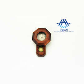 泓豪源头工厂 52微缩玩具模型场景 娃娃屋配件 迷你复古摆钟 L191