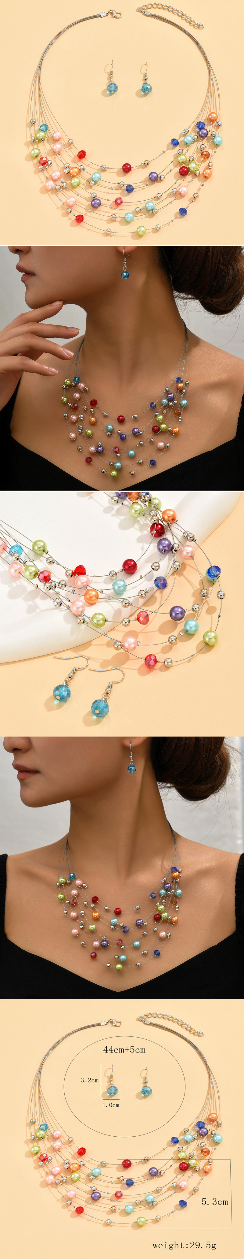 Bohemian Necklace and Earring Set