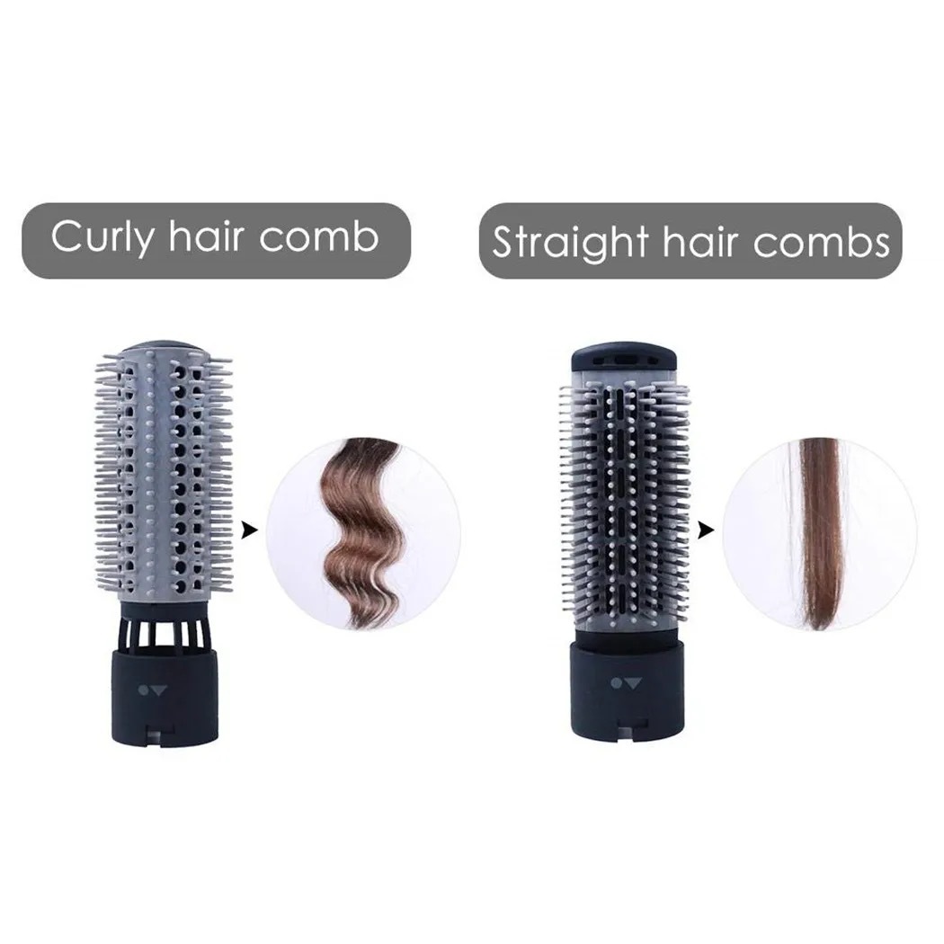 Big New Terahertz Health Negative Ion Little God Blows Portable Small Blue Light Hair Dryer Comb_voghion.com