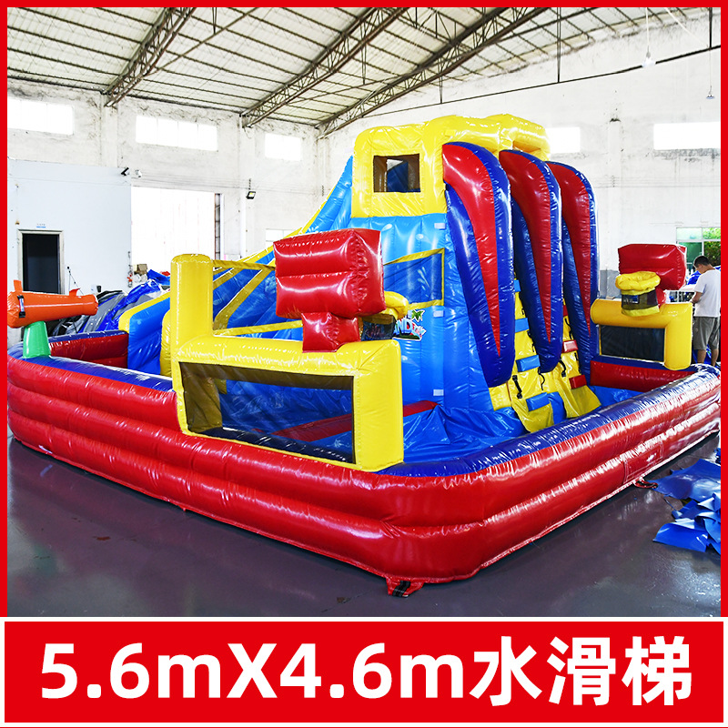 Castillo infláble para niños juguete equipo de juego Fuerte travieso interior y exterior gran cama de salto alto deslizante ensamblaje inflable