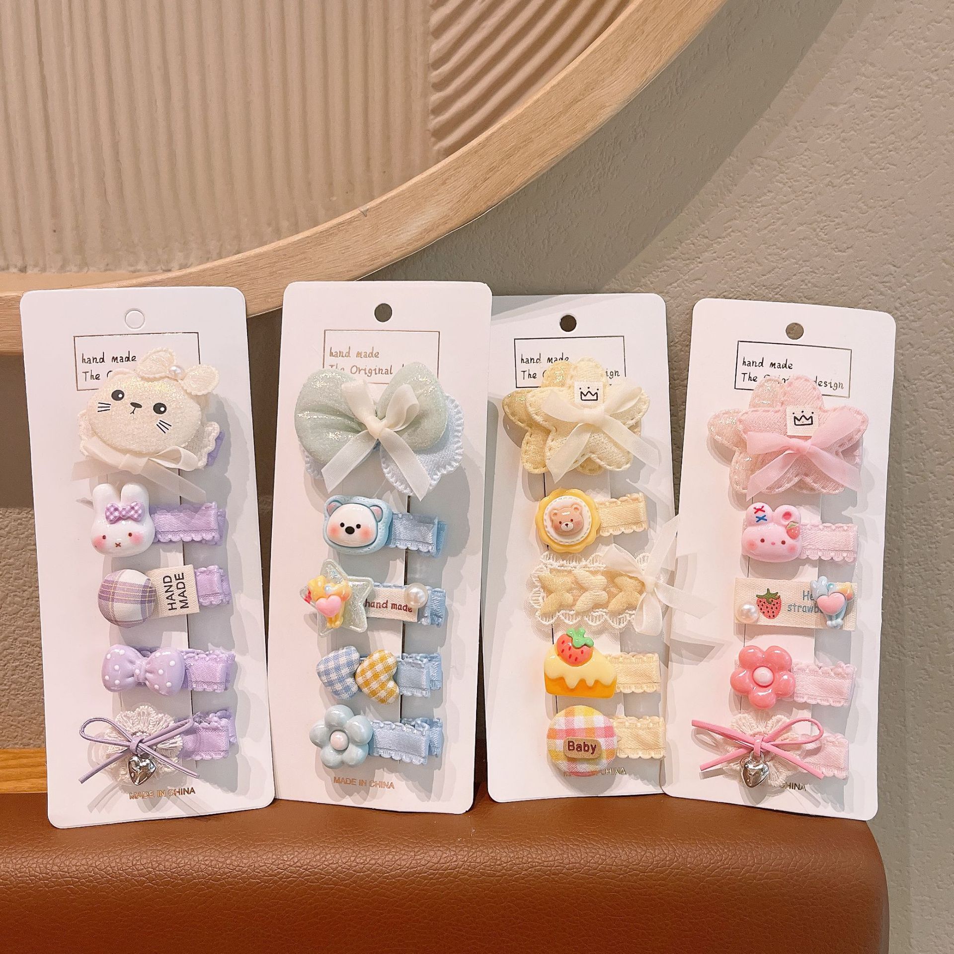 Korean-Style Children's Bowknot Mesh Hairpin, Cute Girl Hair Clip, Super Fairy Hair Accessory, Little Girl Hair Ornament, Baby Side Clip