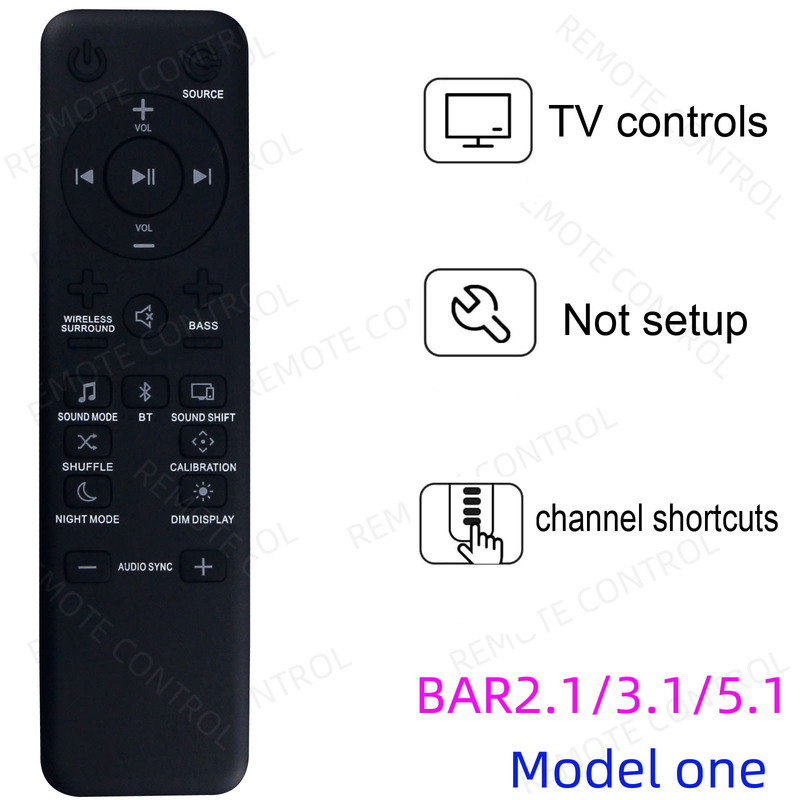 Suitable for Jbl Bar 2.1 3.1 5.1 Soundbar Wireless Home Theater Audio Remote Control