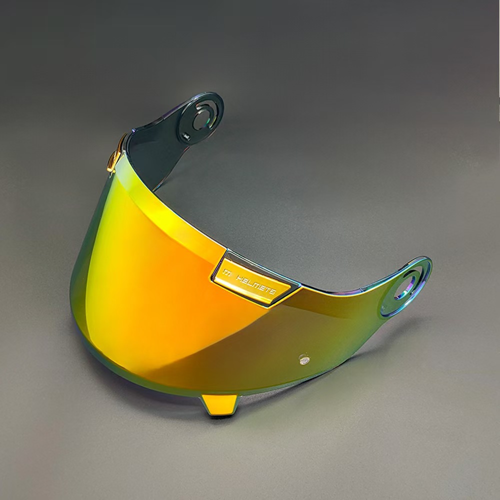 Suitable for Mt.V32 Galama Lens Electroplated Mirror Retro Full-Face Helmet Galama Helmet Lens Day and Night Use