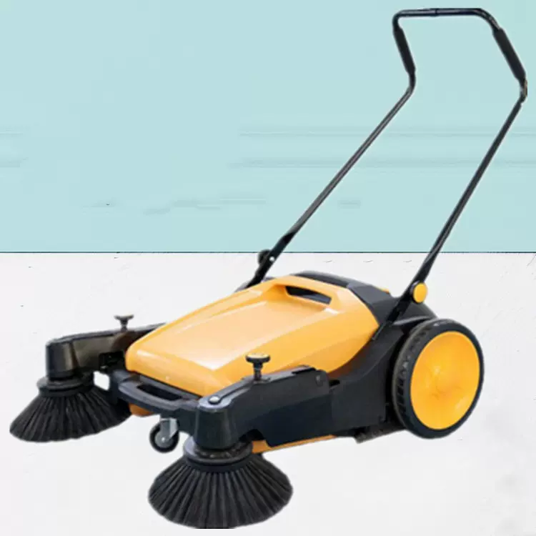 批发车间工业仓库养殖场清洁道路粉尘清扫车 手推式无动力扫地机