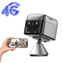 跨境4g低功耗监控摄像头双镜头超清夜视无线行车记录仪监控录像机