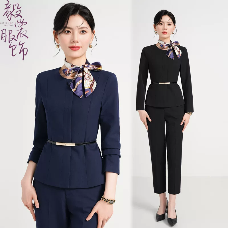 Classic suit, set, jewelry for work