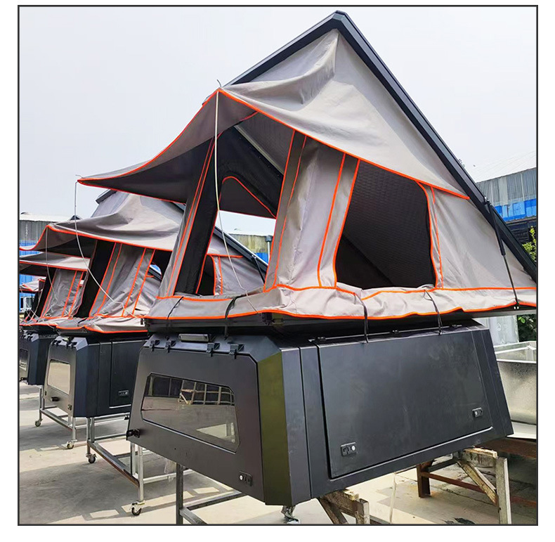 Pickup Truck High Cover Integrated Tent Camping Rear Cover Roof Tent Outdoor Camping Self-Driving Tour Portable Car Tent