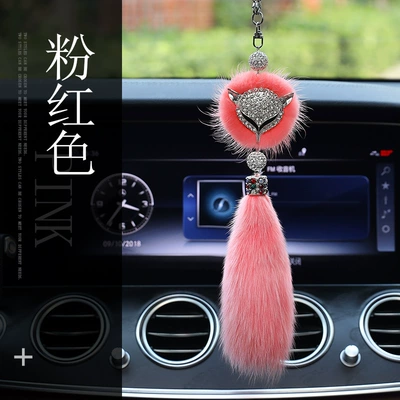 Car Hanging Ornament Goddess Style Car hanging - fox-pendant-pink-pendant