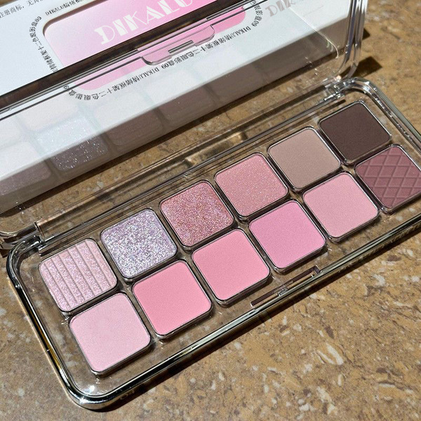 DIKALU 12 color eye shadow disk swollen eye bubble spring and summer…