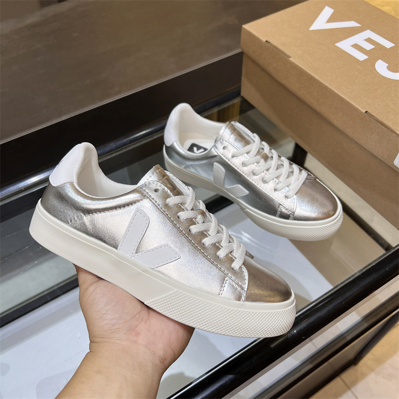 Serie V CAMPO zapatos blancos zapatos de skate para hombres y mujeres zapatos casuales de pareja franceses zapatos deportivos de otoño y verano
