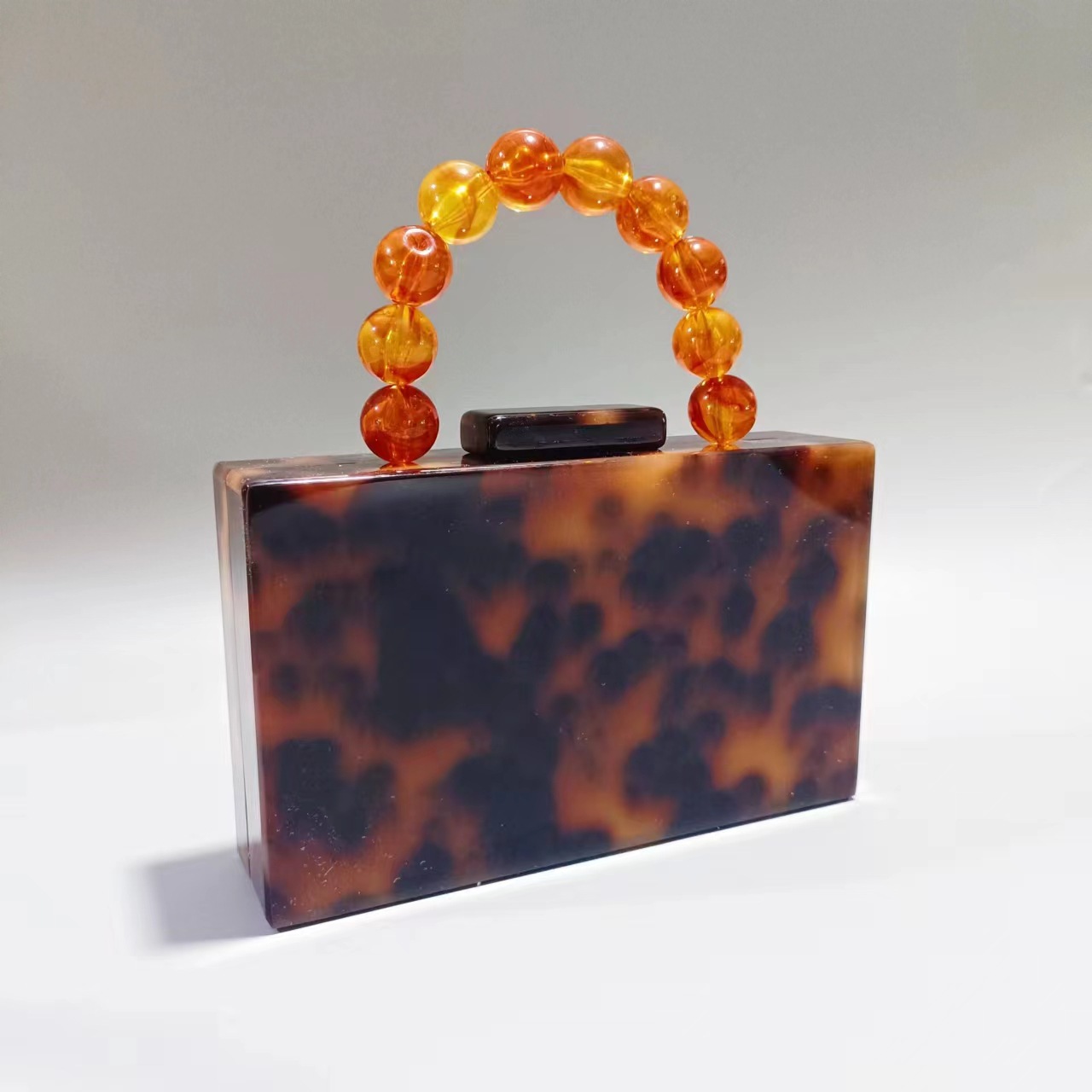 All Seasons Season Arylic Color Block Evening Bags