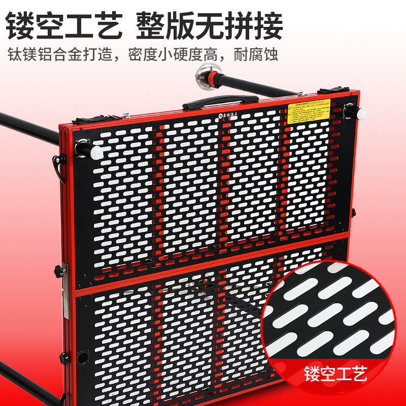 Xinyuan Diaotai 2024 nueva plataforma de pesca de aguas profundas plegable de aleación de aluminio hueco Diaotai fábrica de comercio exterior