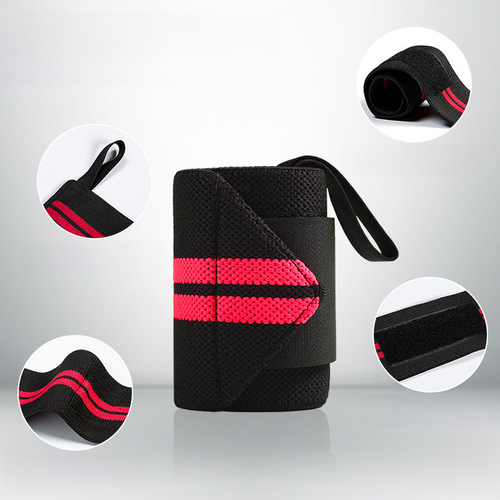 Professional sports fitness bandage-wrapped type wrist support badminton weightlifting dumbbell assistance band wrist guard wholesale