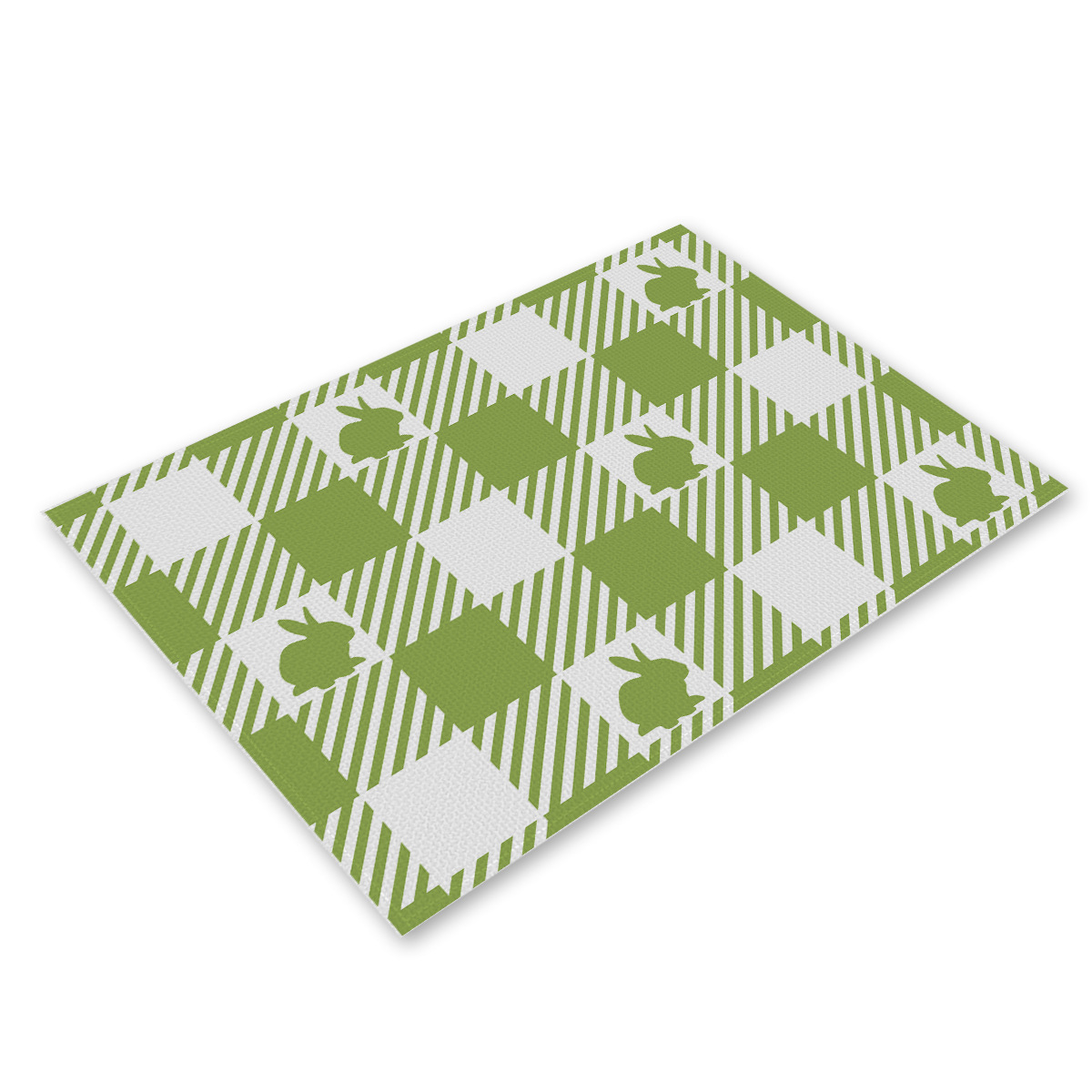 Amazon nuevo conejo mantel europeo y americano mantel de tela de Pascua decoración occidental mantel de lino resistente a las manchas al por mayor