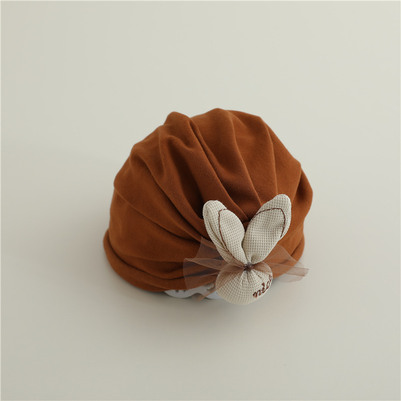 Sombreros para bebés primavera y otoño delgados bebés recién nacidos gorra de bebé gorra india para bebés recién nacidos puerta de protección de salina verano