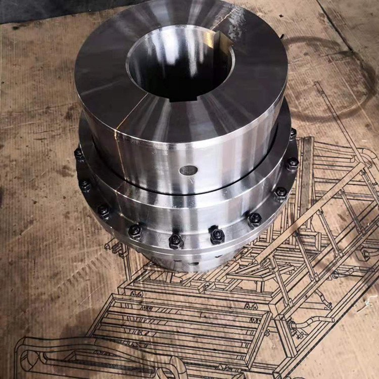 联轴器厂加工纺织机联轴器45钢锻件GIICLZ鼓形齿联轴器