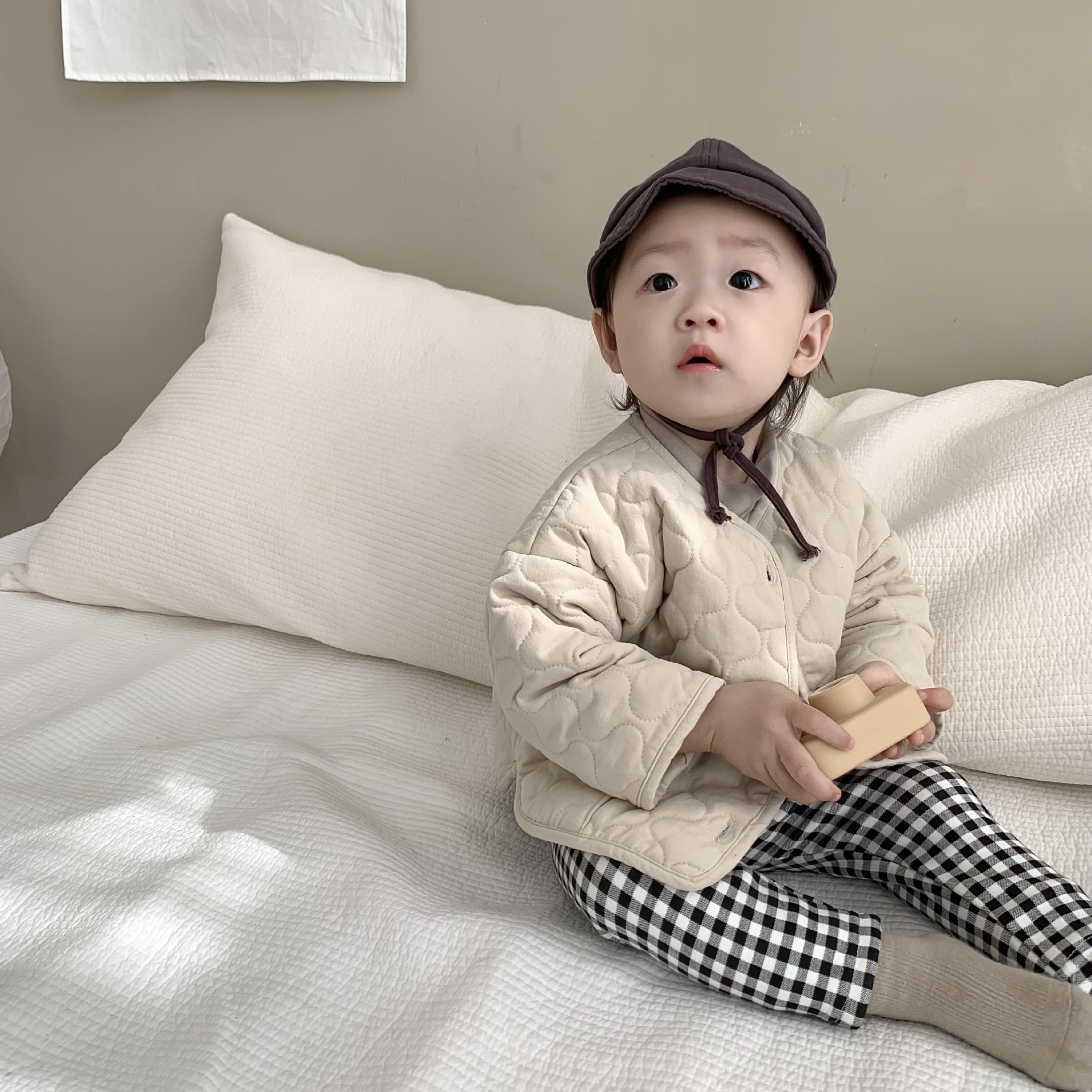Chaqueta Acolchada Ligera para Niño de Algodón Térmica para Invierno