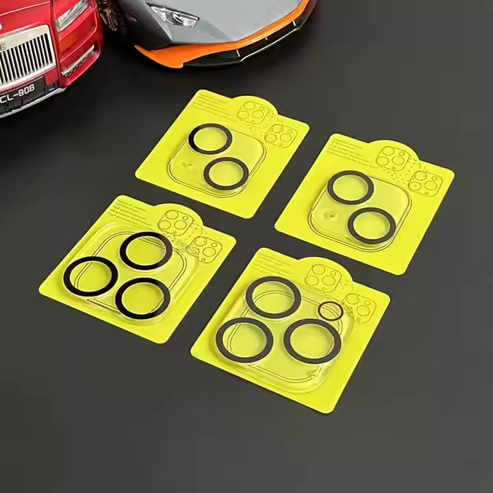 Protector de Lente de Cámara para iPhone 17 Pro Max, Cristal Templado con Serigrafía 3D