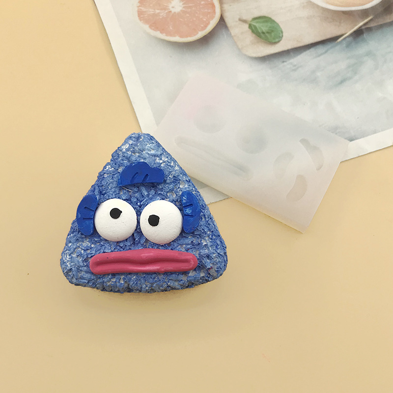 Гадкий рыба Emoji силиконовая форма щепотка декоративная форма ручной переворачивания пищевой силикон спот оптом