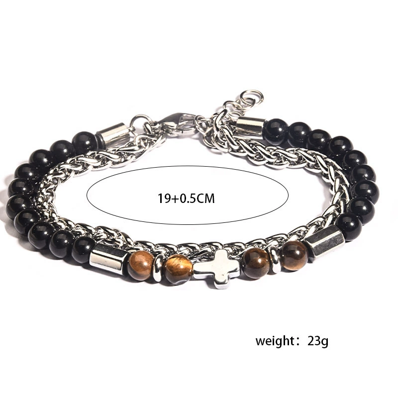 (Cross-border trading), bracelet stainless steel, beads, accessory, jewelry