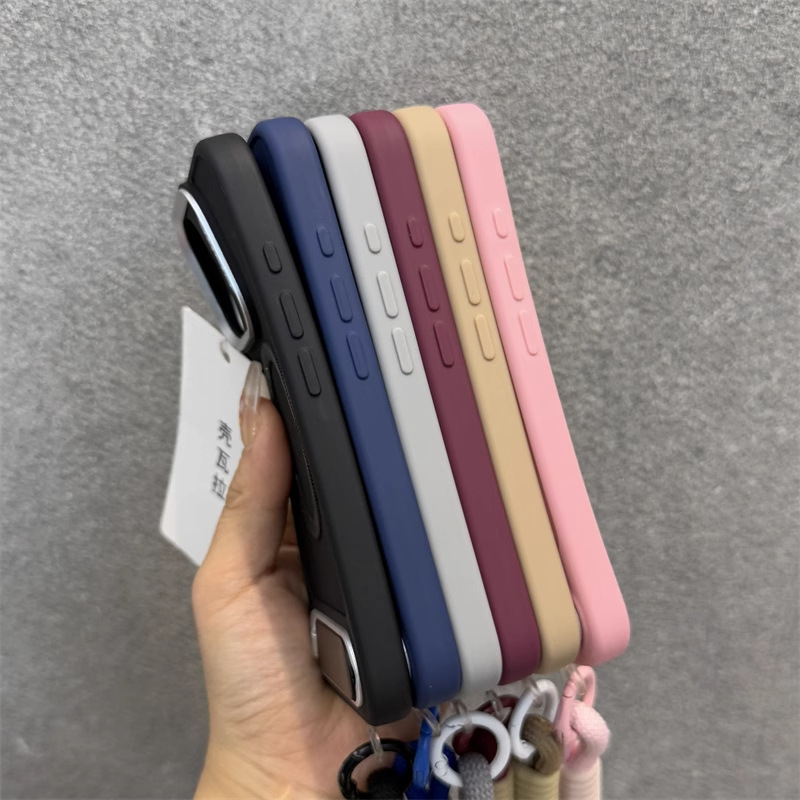 Tpu Solid Color Simple Style Phone Cases Phone Accessories display picture 7