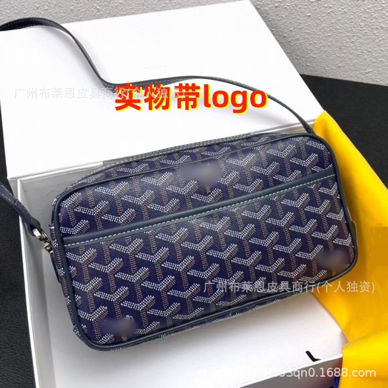 直輸入クロスボーダードッグトゥース Cap-Vert Y字型老眼フルプリントカメラバッグクラシックショルダーメッセンジャーバッグクロスボディバッグ|undefined